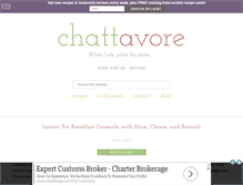 Tablet Screenshot of chattavore.com